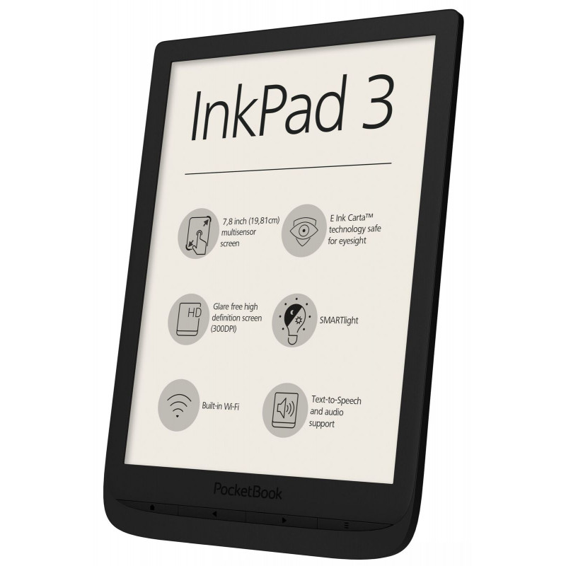 INKPAD 3 LECTORE DE E-BOOK PANTALLA TÁCTIL 8 GB WIFI NEGRO