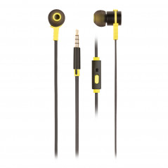 CROSS RALLY AURICULARES DENTRO DE OÍDO CONECTOR DE 3,5 MM NEGRO, AMARILLO