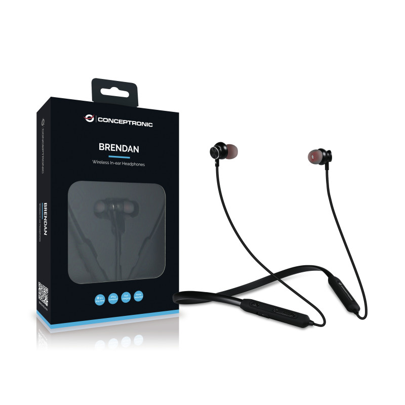 BRENDAN01B AURICULAR Y CASCO AURICULARES DENTRO DE OÍDO BLUETOOTH NEGRO