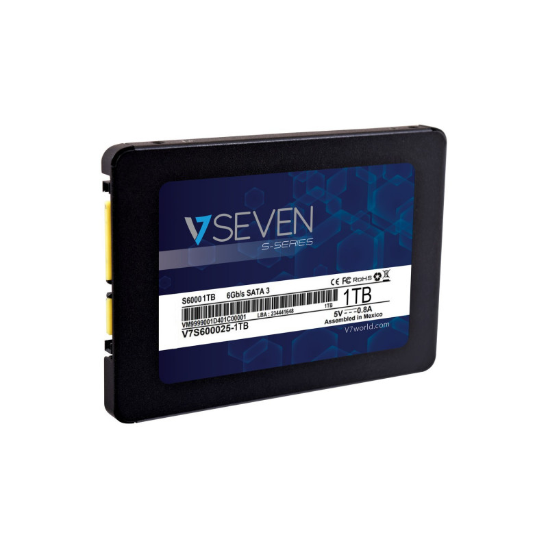 SSD INTERNO DE 1 TB NAND 3D S6000: SATA III A 6 GB/S, 2,5?/7 MM