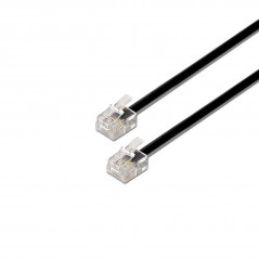 A143-0319 CABLE TELEFÓNICO 2 M NEGRO