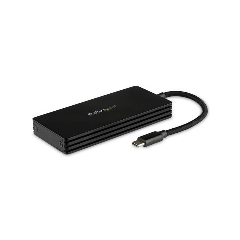 CAJA USB 3.1 (10GBPS) USB-C PARA SSD M.2 SATA - CAJA EXTERNA PORTÁTIL PARA DISCO USB TIPO C - DE ALU