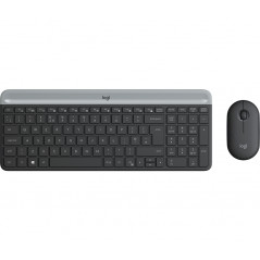 SLIM WIRELESS KEYBOARD AND MOUSE COMBO MK470 TECLADO USB QWERTY ESPAÑOL GRAFITO