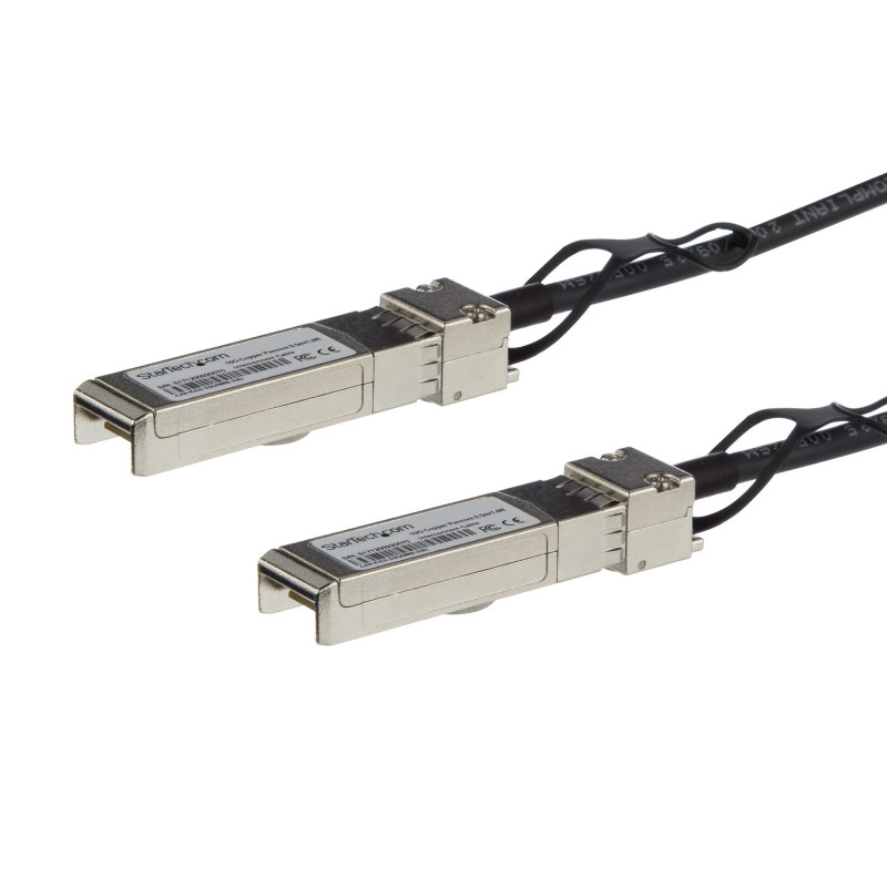 CABLE DE 1M TWINAX DIRECT ATTACH SFP+ A SFP+ - 10G COMPATIBLE CON MSA SIN CODIFICAR - DAC DE COBRE SFP+ DE 10 GBE - MÓDU