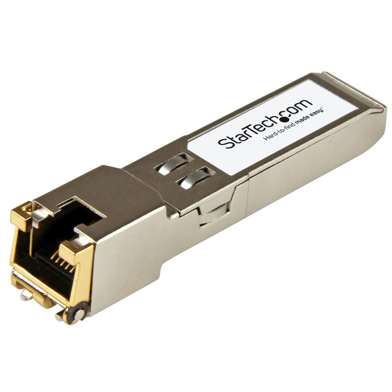 MÓDULO TRANSCEPTOR SFP COMPATIBLE CON EL MODELO SFP-1G-T DE ARISTA NETWORKS - 1000BASE-T - SFP A RJ45 CAT6 / CAT5E - SFP