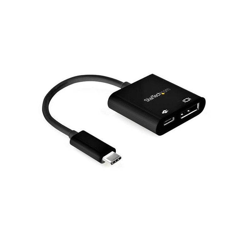 CABLE DE 1M USB-C A DISPLAYPORT 1.4 HBR3 CON ENTREGA DE ALIMENTACIÓN PD DE 60W - CONVERTIDOR ADAPTAD