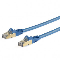 CABLE DE 7M DE RED ETHERNET CAT6A AZUL RJ45 STP