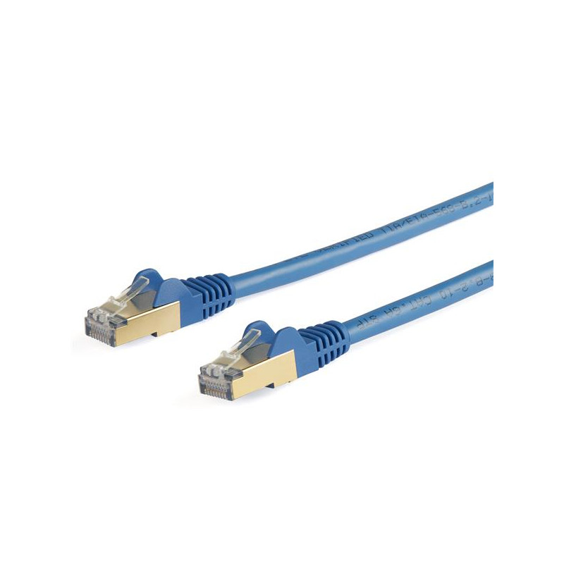 CABLE DE 7M DE RED ETHERNET CAT6A AZUL RJ45 STP