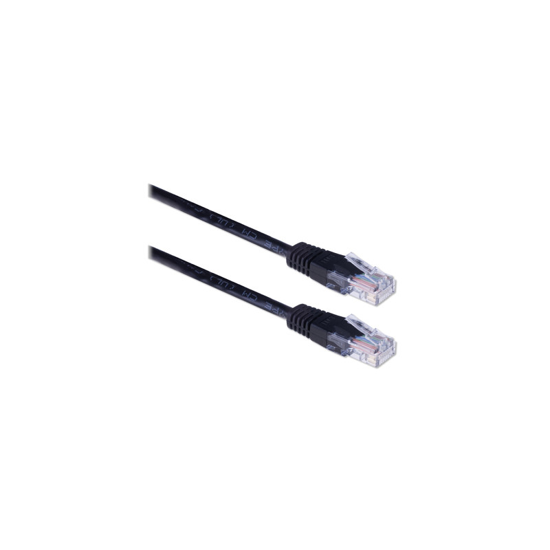 EW9526 CABLE DE RED NEGRO 2 M CAT5E U/UTP (UTP)