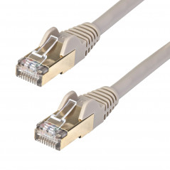 CABLE 5M ETHERNET CAT6A - CABLE DE RED DE 10 GIGABITS BLINDADO SNAGLESS RJ45 POE DE 100W - LATIGUILLO STP DE 10GBE CON A