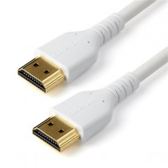 CABLE DE 1M HDMI 2.0 CERTIFICADO PREMIUM DE ALTA VELOCIDAD CON ETHERNET - DURABLE - UHD 4K 60HZ - CON FIBRA DE ARAMIDA -