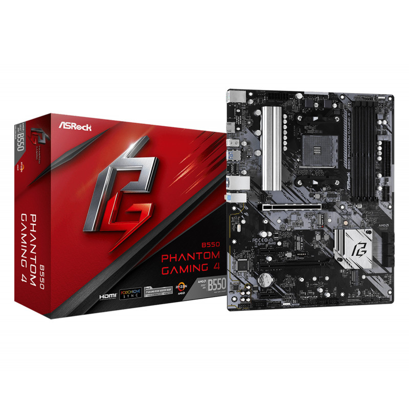 B550 PHANTOM GAMING 4 AMD B550 ZÓCALO AM4 ATX