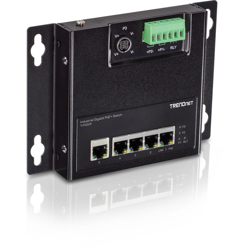 TI-PG50F SWITCH GESTIONADO ENERGÍA SOBRE ETHERNET (POE) NEGRO