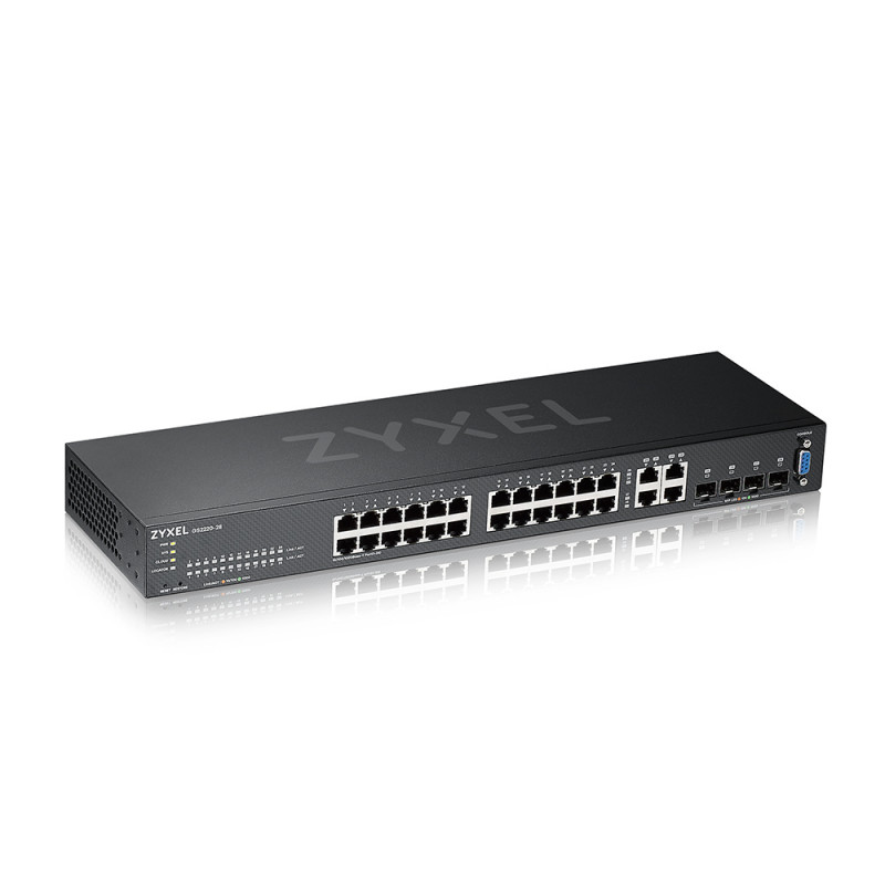 GS2220-28 GESTIONADO L2 GIGABIT ETHERNET (10/100/1000) NEGRO