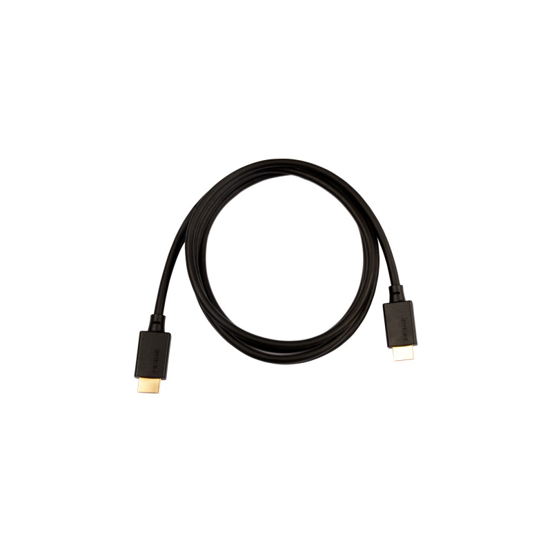 CABLE DE VÍDEO NEGRO PRO HDMI MACHO A HDMI MACHO 2M