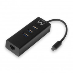 EW1141 HUB DE INTERFAZ USB 3.2 GEN 1 (3.1 GEN 1) TYPE-C 5000 MBIT/S NEGRO