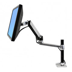 LX SERIES DESK MOUNT LCD ARM, TALL POLE 86,4 CM (34") NEGRO