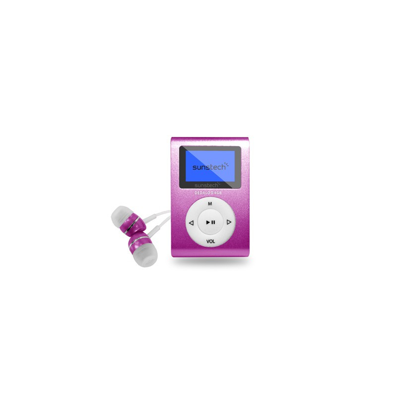 DEDALOIII REPRODUCTOR DE MP3 ROSA 4 GB