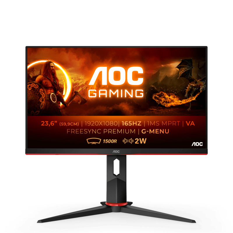 G2 C24G2AE/BK PANTALLA PARA PC 59,9 CM (23.6") 1920 X 1080 PIXELES FULL HD LED NEGRO, ROJO