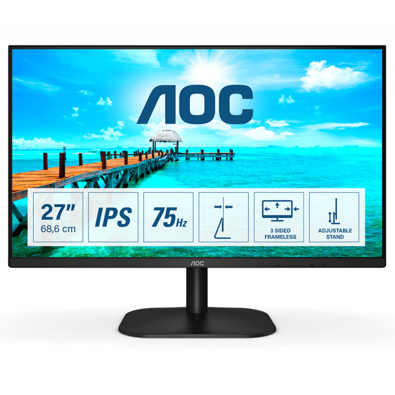 B2 27B2DA LED DISPLAY 68,6 CM (27") 1920 X 1080 PIXELES FULL HD NEGRO