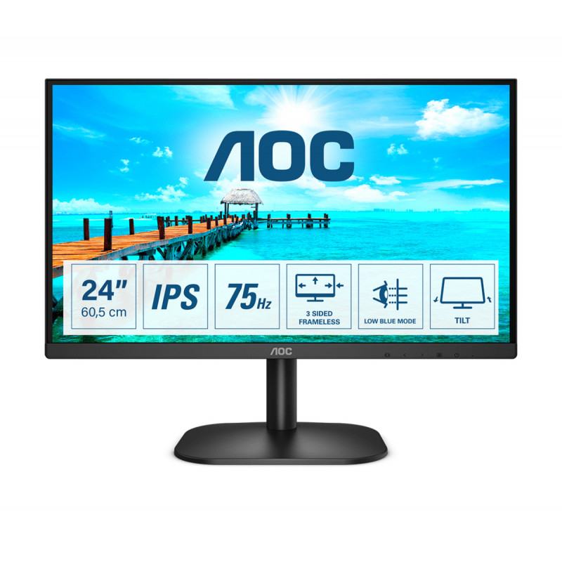 B2 24B2XDA LED DISPLAY 60,5 CM (23.8") 1920 X 1080 PIXELES FULL HD NEGRO