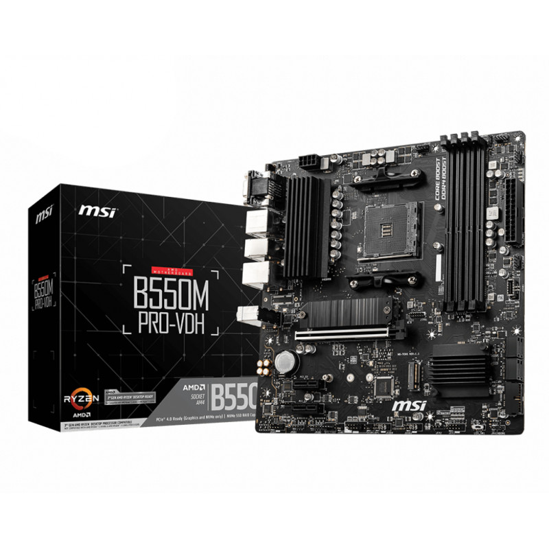 B550M PRO-VDH PLACA BASE AMD B550 ZÓCALO AM4 MICRO ATX