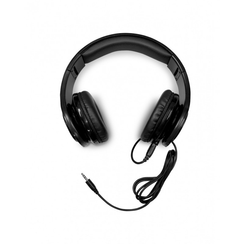 MOVEE ALÁMBRICO AURICULARES DIADEMA MÚSICA NEGRO