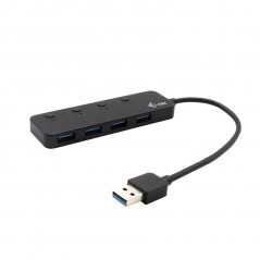USB 3.0 METAL HUB 4 PORT WITH INDIVIDUAL ON/OFF SWITCHES