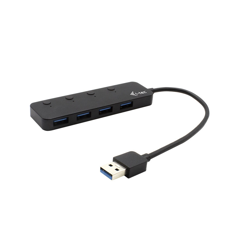 USB 3.0 METAL HUB 4 PORT WITH INDIVIDUAL ON/OFF SWITCHES