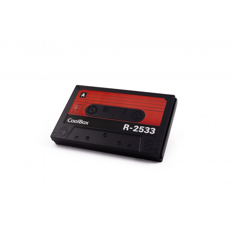 SLIMCHASE R-2533 CARCASA DE DISCO DURO/SSD NEGRO, ROJO 2.5"