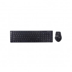 APPMX430 TECLADO RF INALÁMBRICO QWERTY ESPAÑOL NEGRO