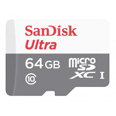 SDSQUNR-064G-GN3MN MEMORIA FLASH 64 GB MICROSDXC CLASE 10