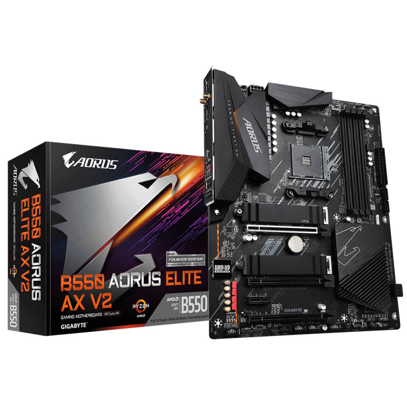 B550 AORUS ELITE AX V2 PLACA BASE AMD B550 ZÓCALO AM4 ATX