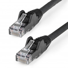 CABLE ETHERNET CAT6 DE 1M - LSZH - CABLE DE RED DE 10 GIGABITS DE 650MHZ Y POE DE 100W UTP SIN ENGANCHES (SNAGLESS) CON 