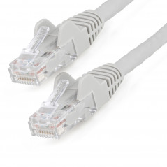 CABLE ETHERNET CAT6 DE 1M - LSZH - CABLE DE RED DE 10 GIGABITS DE 650MHZ Y POE DE 100W UTP SIN ENGANCHES (SNAGLESS) CON 