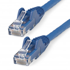 CABLE ETHERNET CAT6 DE 3M - LSZH - CABLE DE RED DE 10 GIGABITS DE 650MHZ Y POE DE 100W UTP SIN ENGANCHES (SNAGLESS) CON 