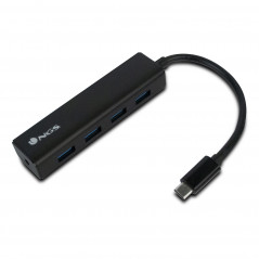 WONDERHUB4 USB 2.0 TYPE-C 480 MBIT/S NEGRO