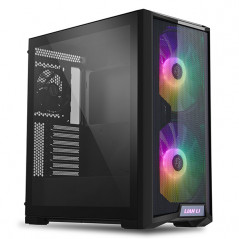 LANCOOL-215 MIDI TOWER NEGRO, TRANSPARENTE