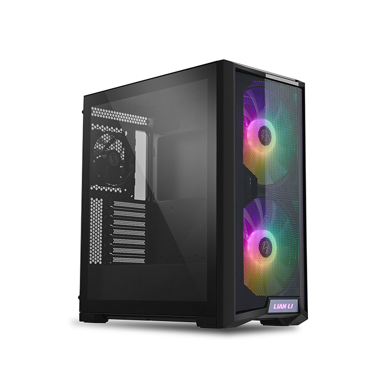 LANCOOL-215 MIDI TOWER NEGRO, TRANSPARENTE