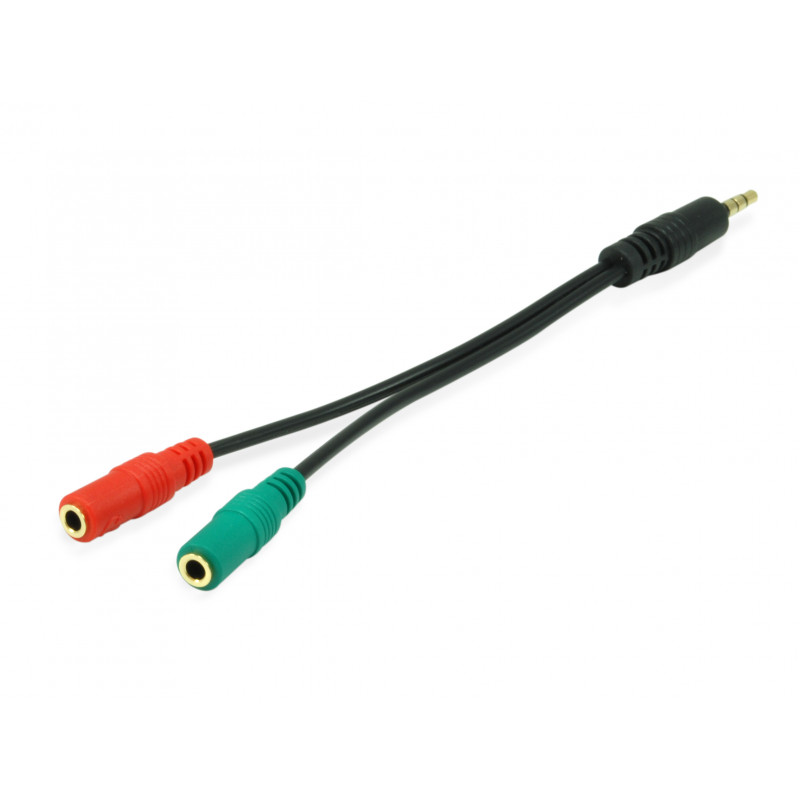 147943 CABLE DE AUDIO 1,5 M 2 X 3,5MM 3,5MM NEGRO