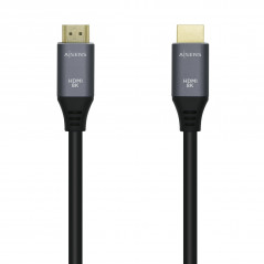 CABLE HDMI V2.1 ULTRA ALTA VELOCIDAD / HEC 8K@60HZ 48GBPS, A/M-A/M, GRIS/NEGRO, 3.0M