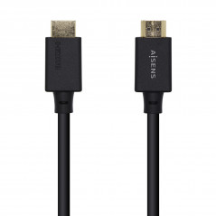 CABLE HDMI V2.1 ULTRA ALTA VELOCIDAD / HEC 8K@60HZ 48GBPS, A/M-A/M, NEGRO, 0.5M