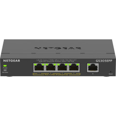 5-PORT GIGABIT ETHERNET HIGH-POWER POE+ PLUS SWITCH (GS305EPP) GESTIONADO L2/L3 GIGABIT ETHERNET (10