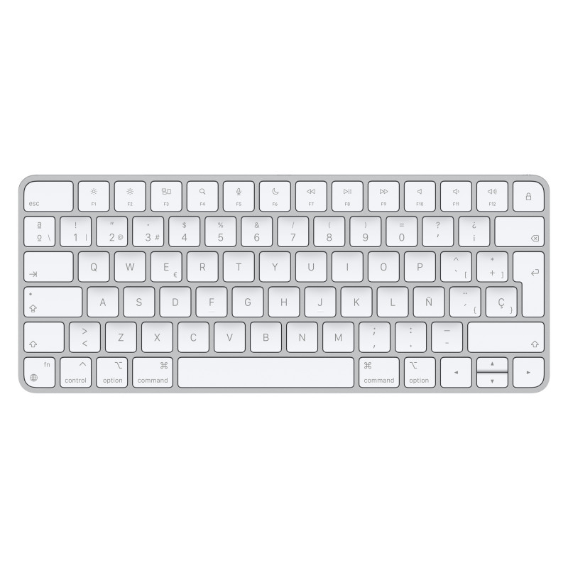 MAGIC TECLADO USB + BLUETOOTH ESPAÑOL ALUMINIO, BLANCO