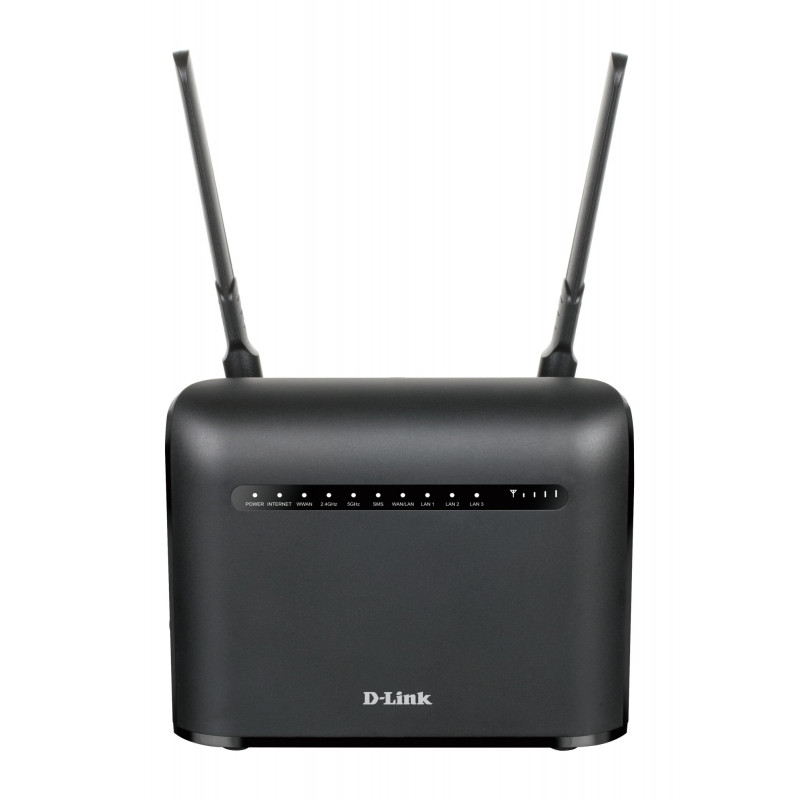 AC1200 ROUTER INALÁMBRICO GIGABIT ETHERNET DOBLE BANDA (2,4 GHZ / 5 GHZ) 4G NEGRO