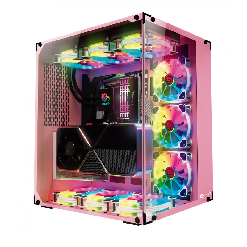 CAJA ATX GAMING CRONOS ORCHID RGB CRISTAL TEMPLADO USB 3.0