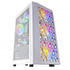 MCMESHW CAJA PC GAMING MICRO ATX 3X VENTILADOR FRGB BLANCO