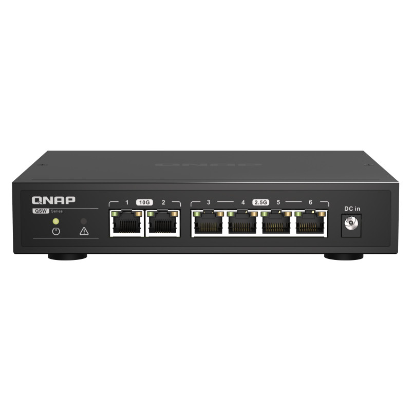 QSW-2104-2T SWITCH NO ADMINISTRADO 2.5G ETHERNET (100/1000/2500) NEGRO