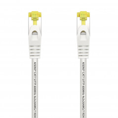 CABLE DE RED LATIGUILLO RJ45 LSZH CAT.7 600 MHZ S/FTP PIMF AWG26, BLANCO, 1.0 M