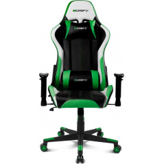 DR175 SILLA PARA VIDEOJUEGOS UNIVERSAL ASIENTO ACOLCHADO NEGRO, VERDE, BLANCO